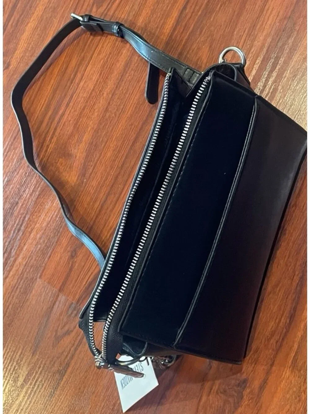 STEVE MADDEN BLACK CROSSBODY BAG